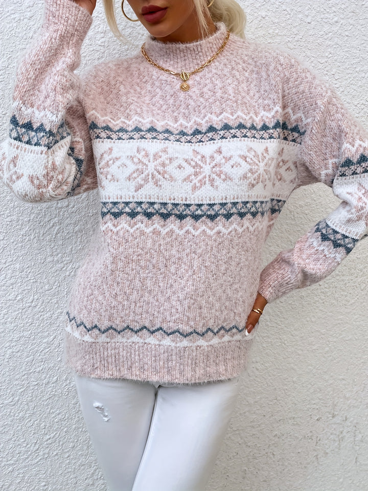 Heidi | Cozy Christmas Snowflake Sweater