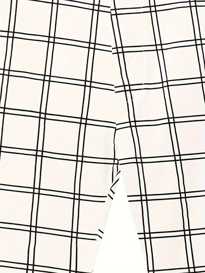Percy | Refined Checked Trousers