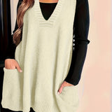 Iris | Relaxed V-Neck Vest
