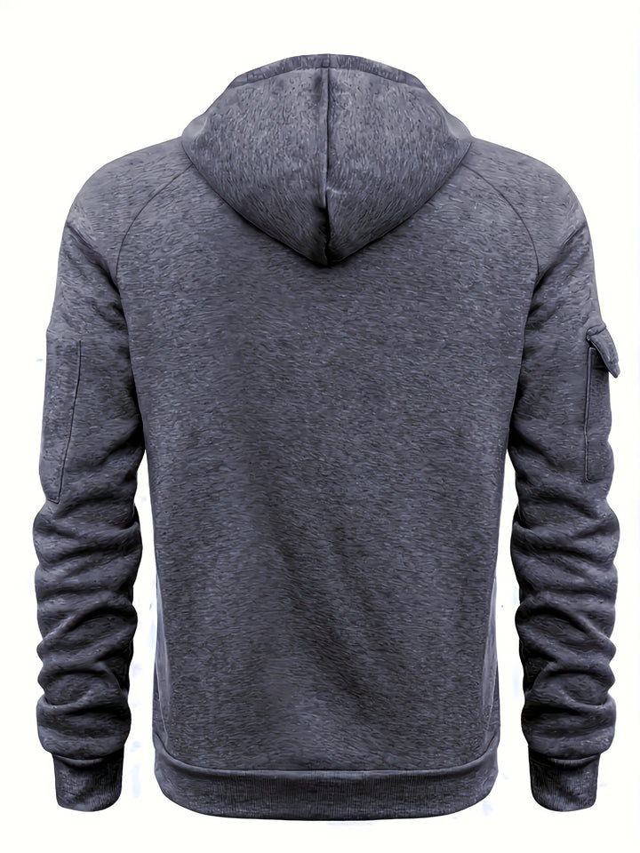 Brennan | Rugged Quarter-Zip Hoodie