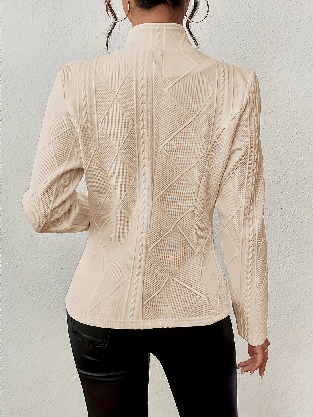 Paige | Textured Button-Up Jacket