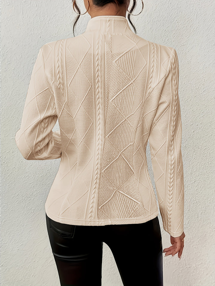 Paige | Textured Button-Up Jacket