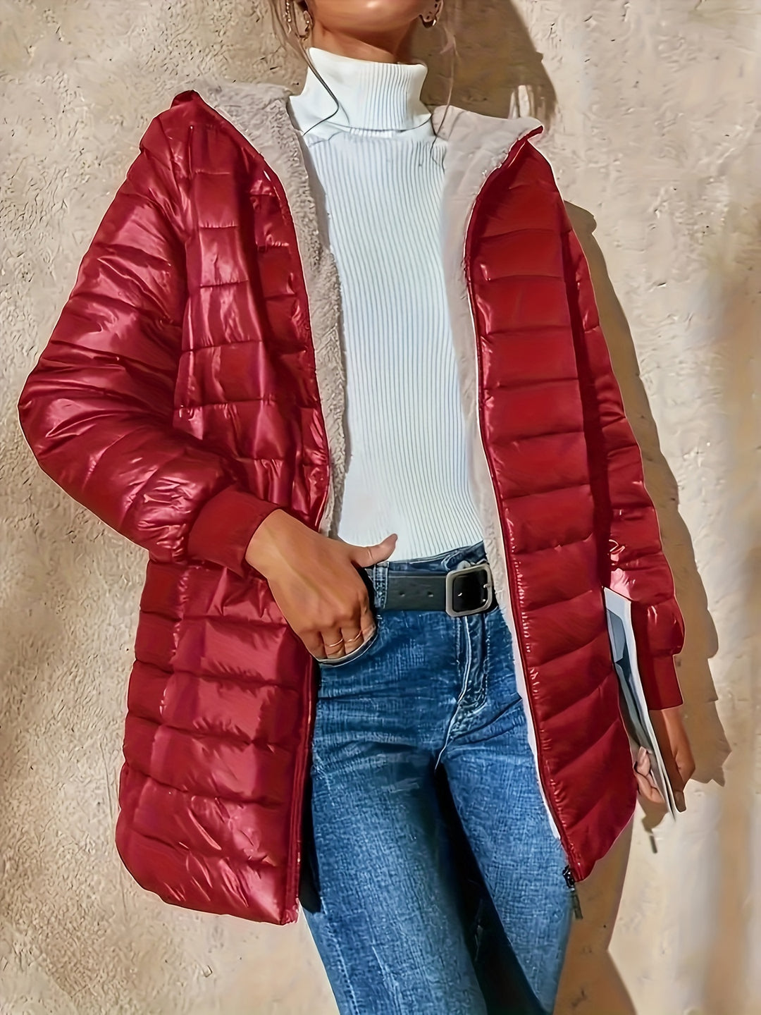 Marlene | Cozy-Lined Longline Coat