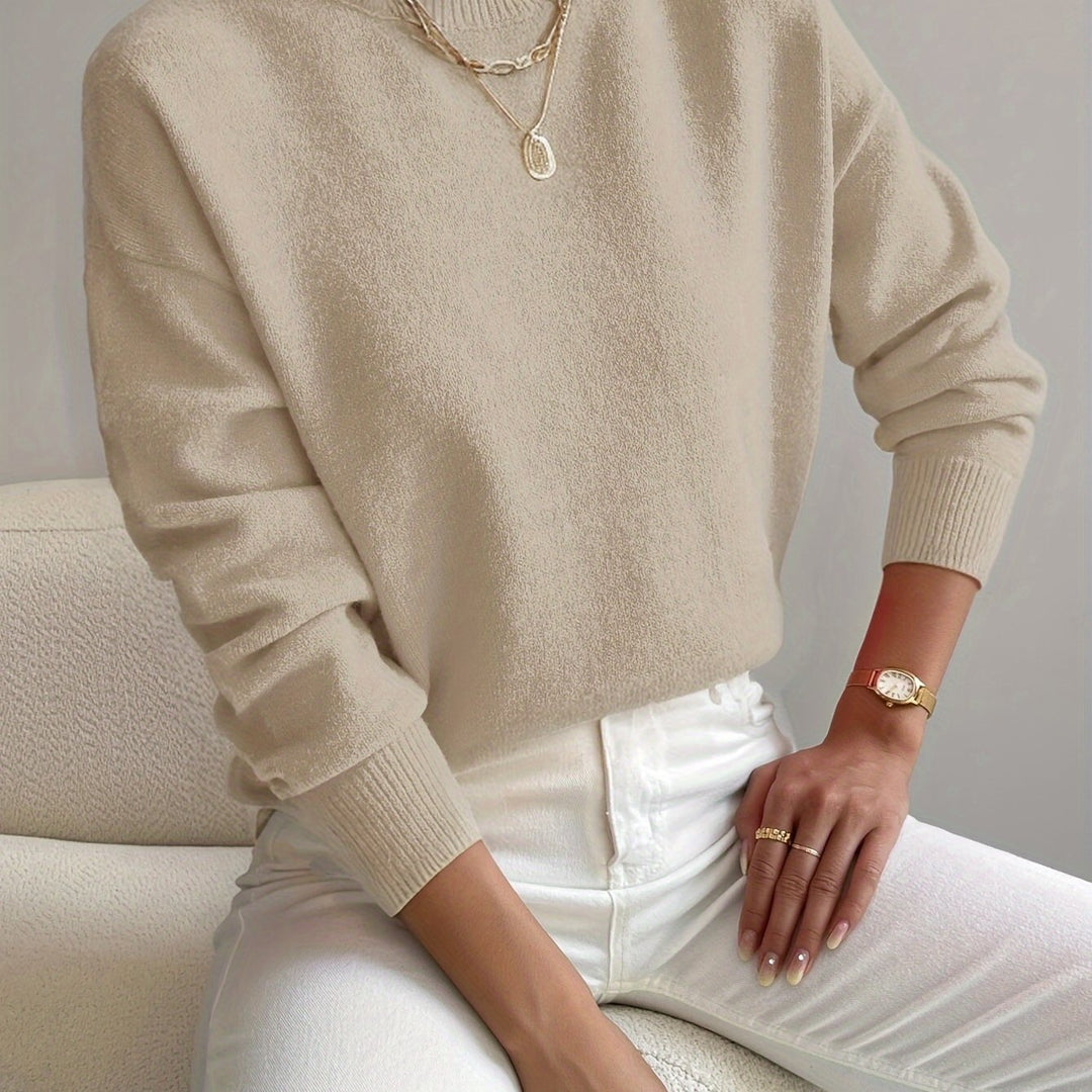 Annika | Refined Mock Neck Sweater
