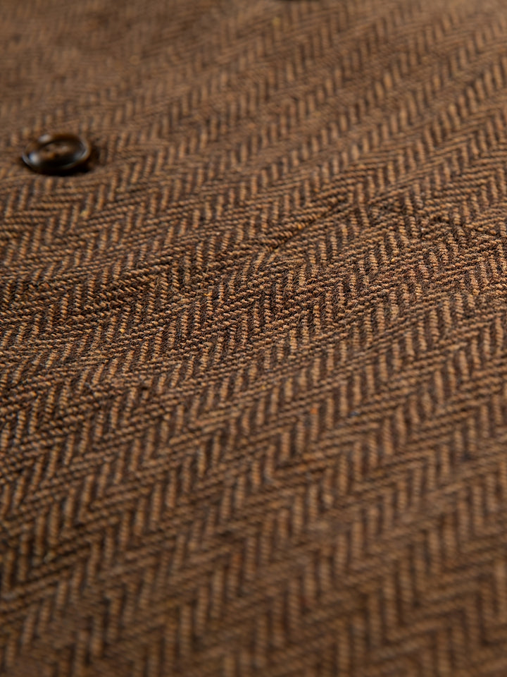 Waylon | Heritage Herringbone Vest