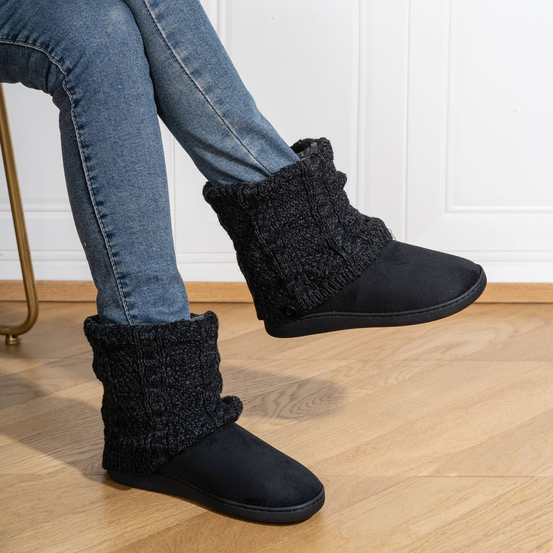 Willow | Cozy Fold-Cuff Boots