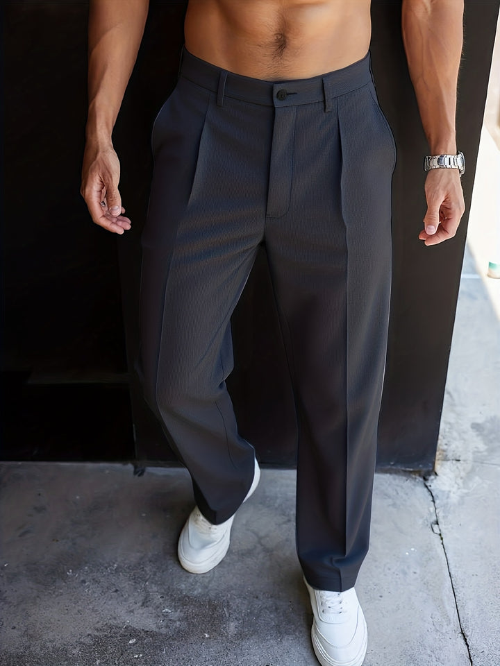 Jonathan | Tailored Straight-Leg Trousers