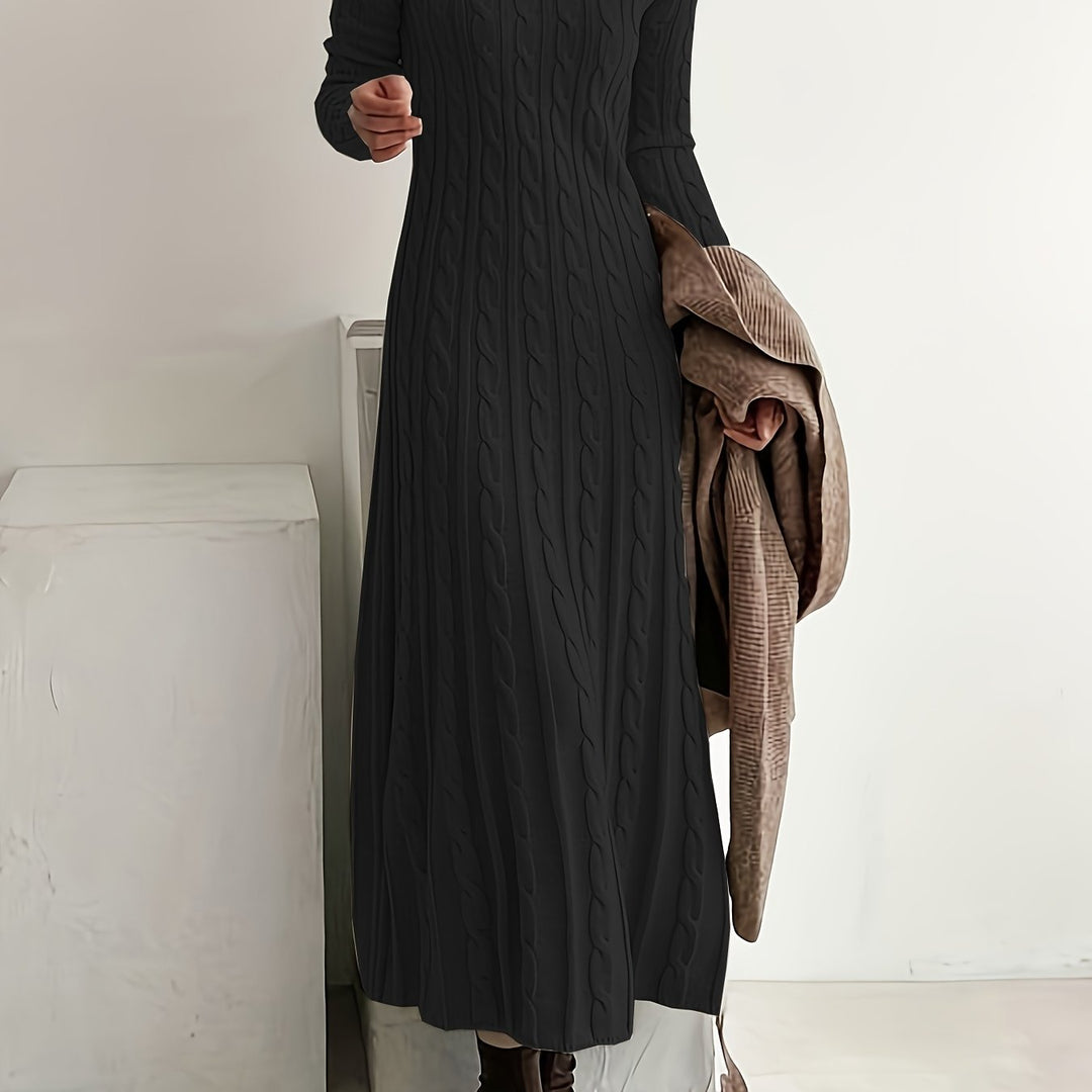 Gemma | Textured Knit Maxi Dress