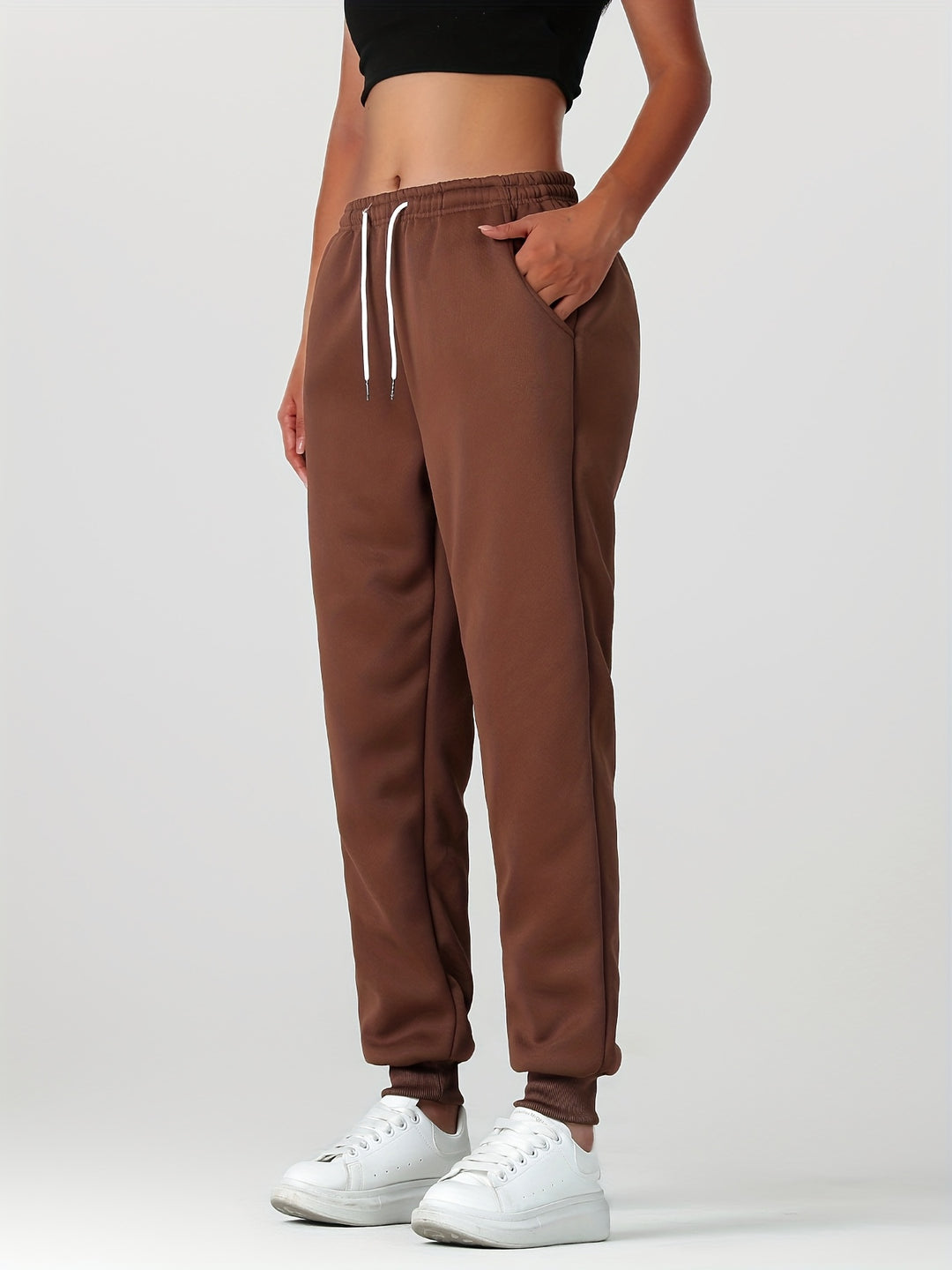 Heather | Cozy Cuffed Lounge Joggers