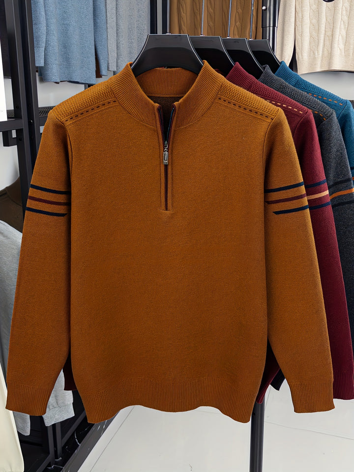 Emory | Quarter-Zip Knit Sweater