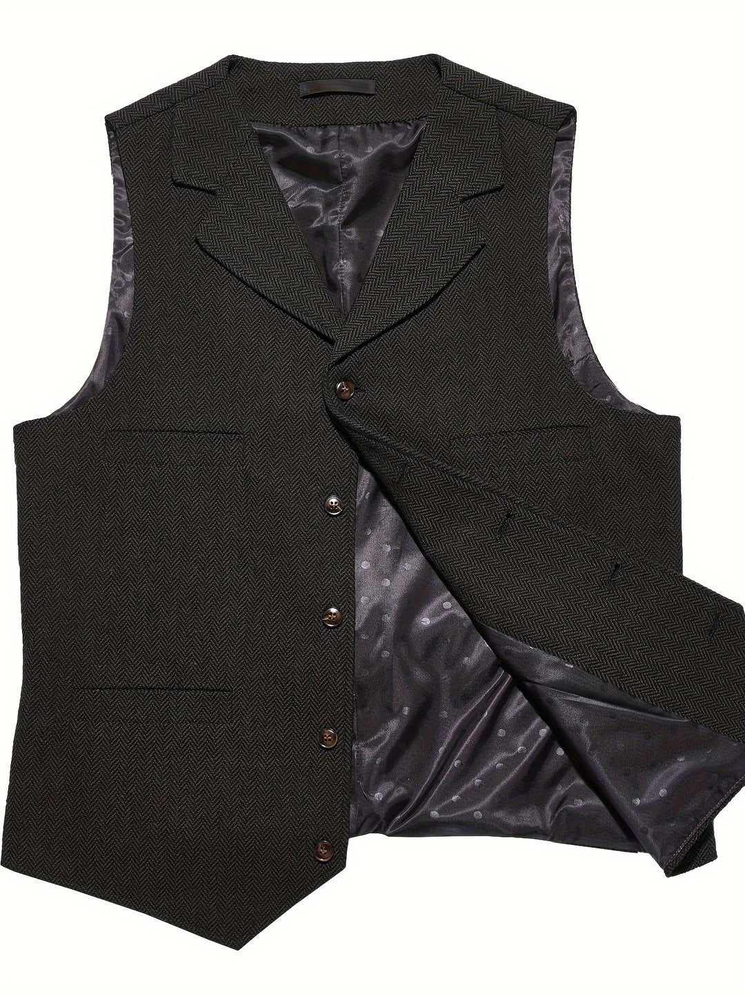 Ambrose | Herringbone Tailored Waistcoat