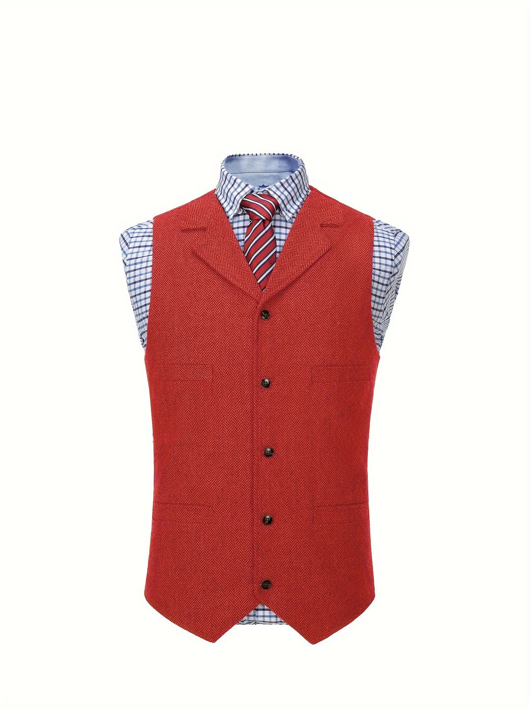 Waylon | Heritage Herringbone Vest