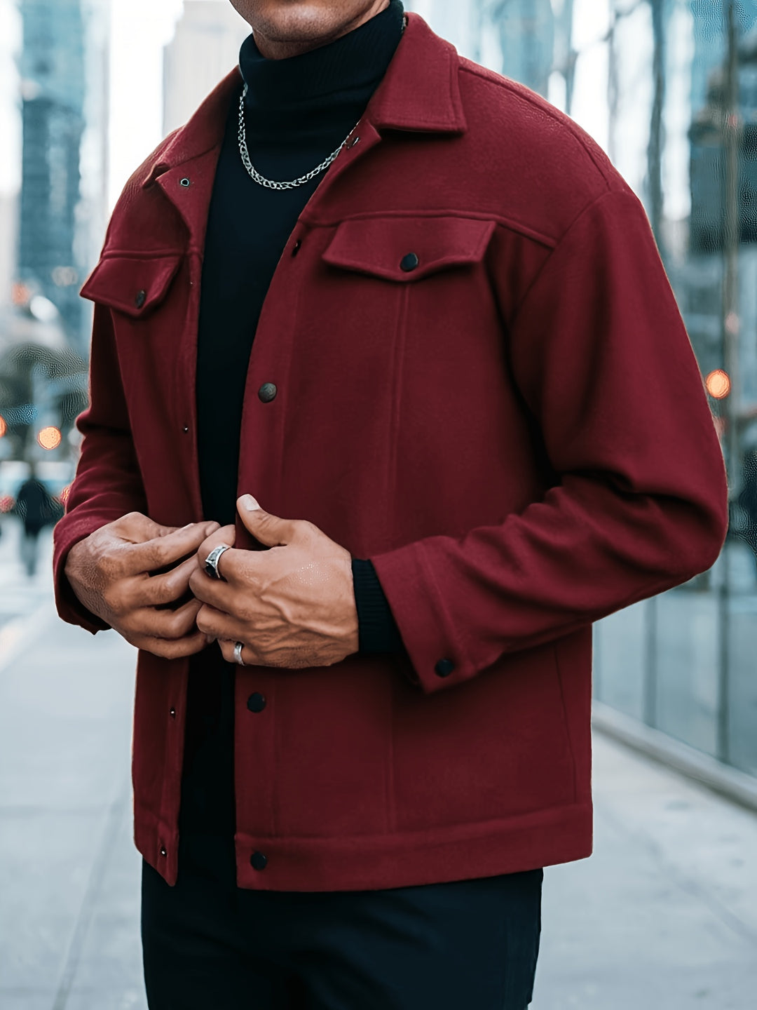 Lincoln | Classic Button-Up Jacket