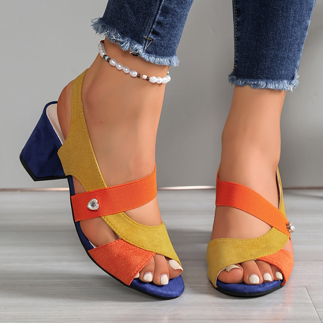 Josephine | Cushioned Block Heel Sandals