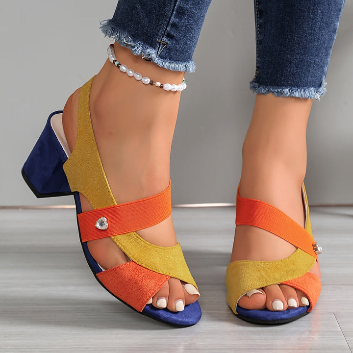 Josephine | Cushioned Block Heel Sandals