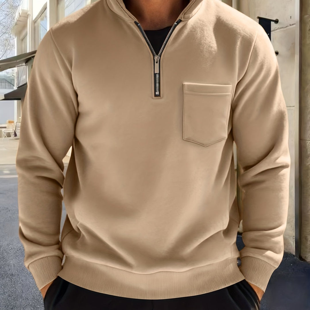 Donovan | Half-Zip Stand-Collar Pullover