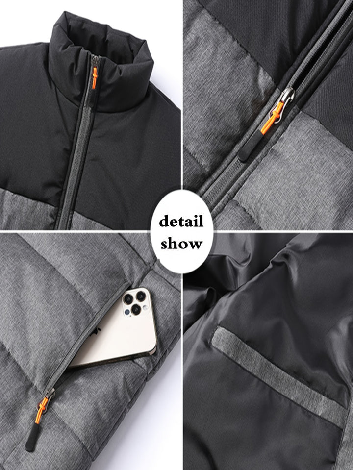Cyrus | Quilted Stand-Collar Vest