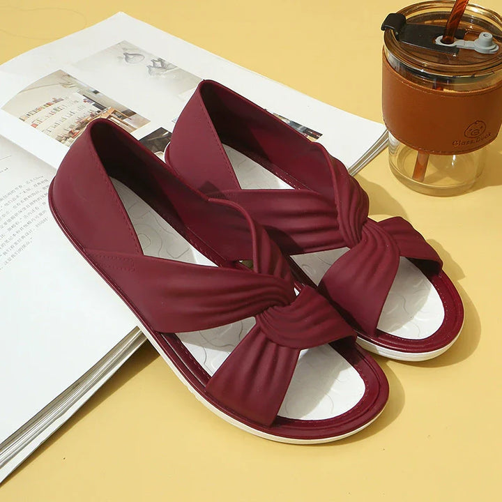 Delphine | Comfort Cross-Strap Sandals