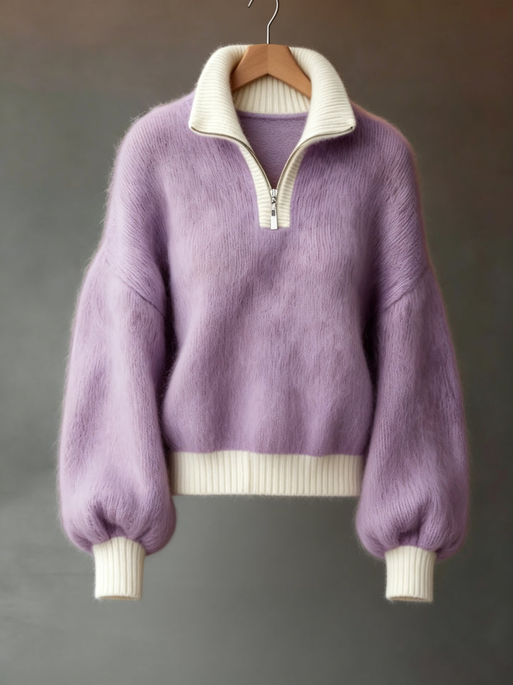 Giselle | Relaxed Half-Zip Sweater