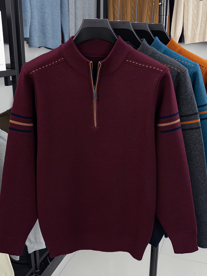 Emory | Quarter-Zip Knit Sweater