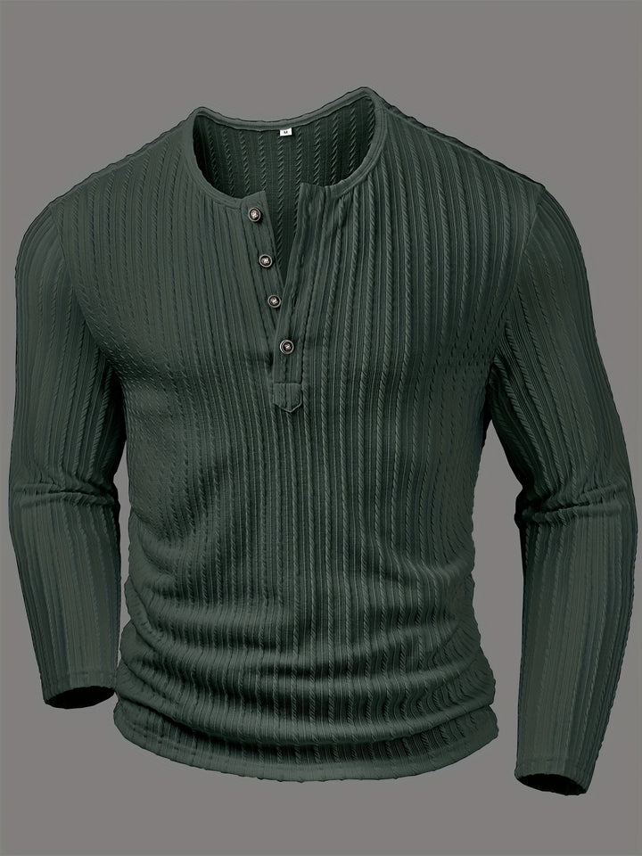 Wesley | Refined Textured Henley