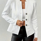 Paige | Textured Button-Up Jacket