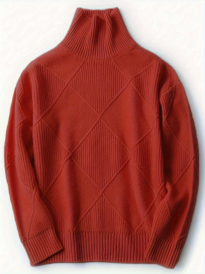 Maren | Textured Turtleneck Sweater