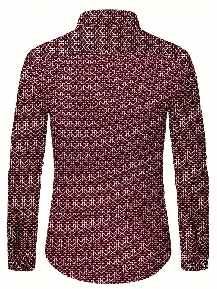 Bennett | Refined Print Button-Up Shirt