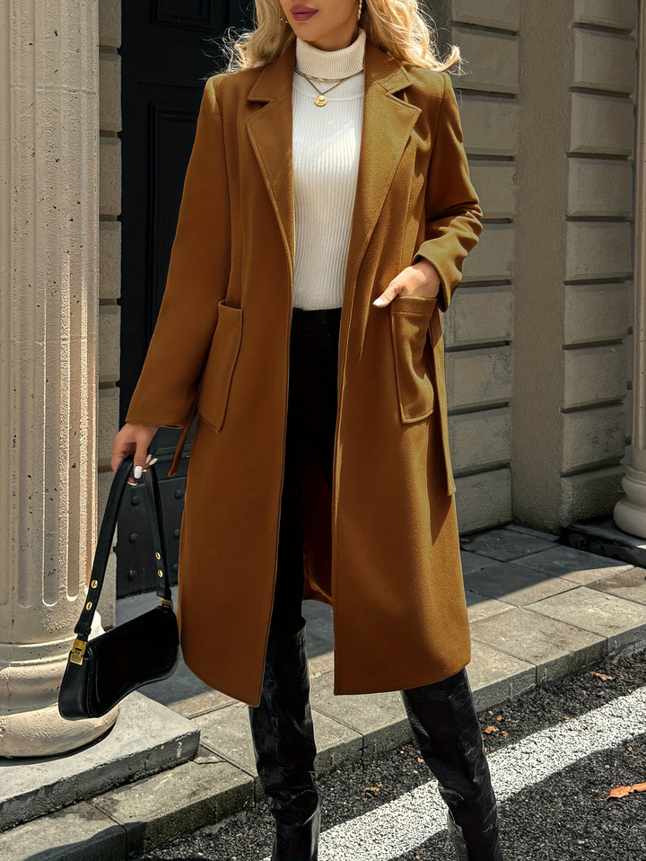 Loretta | Belted Longline Coat