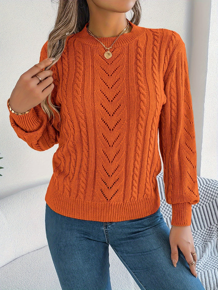 Marissa | Textured Cable-Knit Sweater