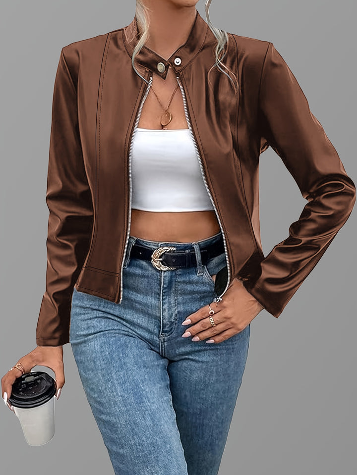 Nadine | Sleek Zip-Front Jacket