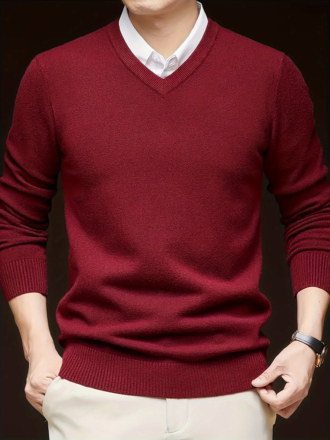 Alexander | Refined V-Neck Sweater