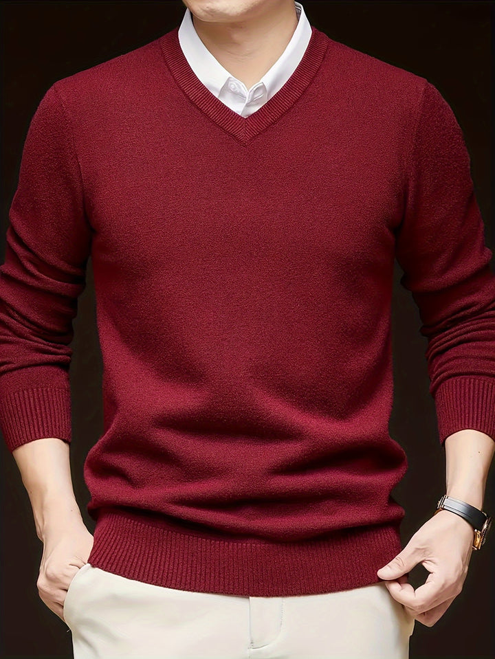 Alexander | Refined V-Neck Sweater