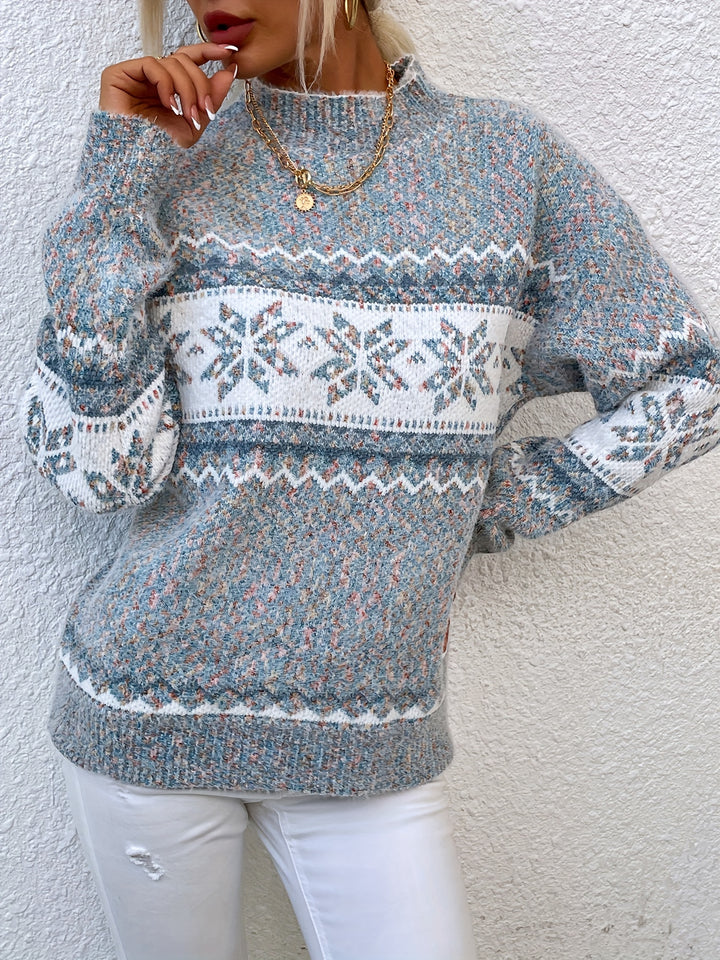 Heidi | Cozy Christmas Snowflake Sweater