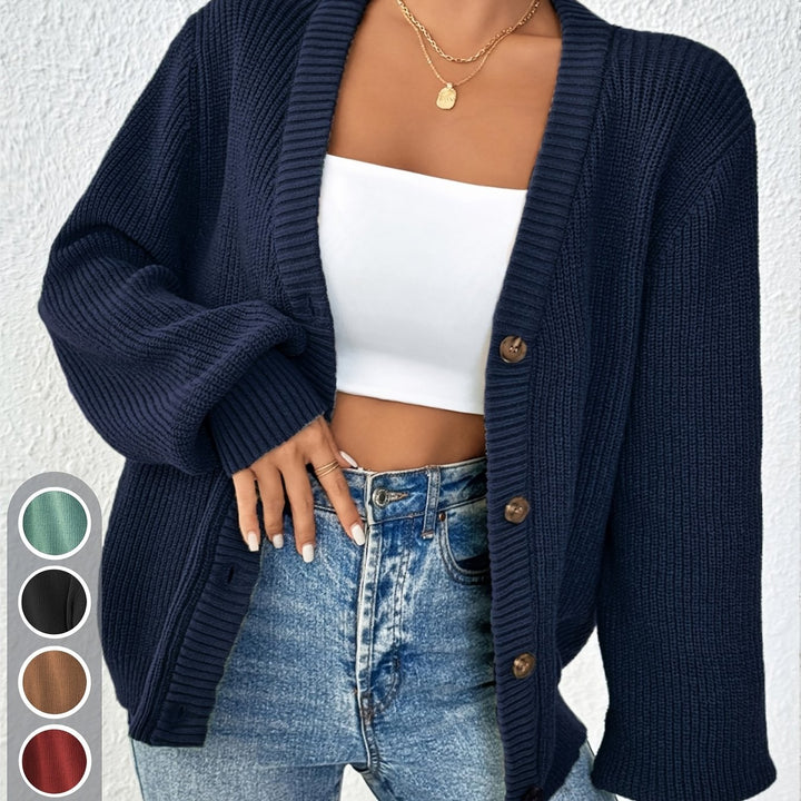 Winifred | Relaxed Button-Front Cardigan