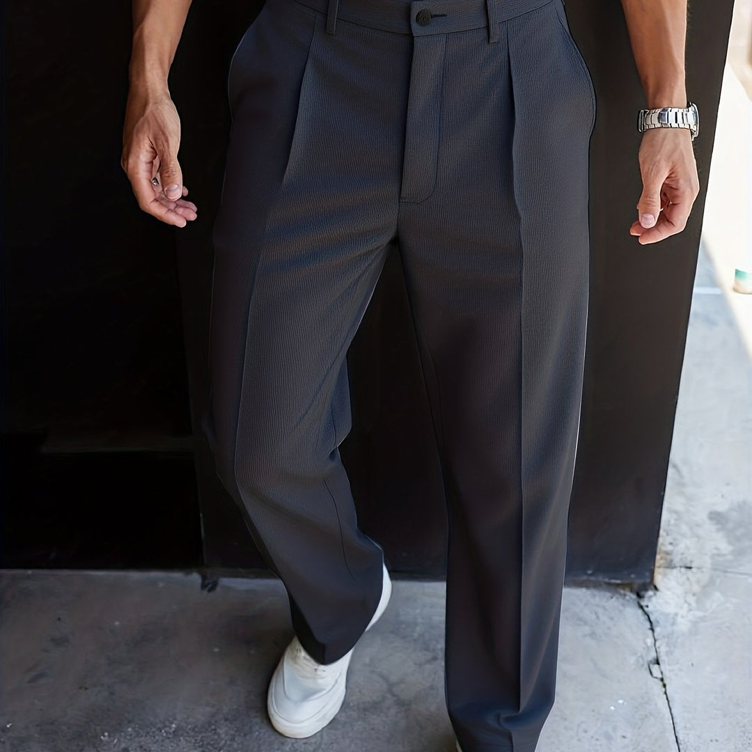 Jonathan | Tailored Straight-Leg Trousers