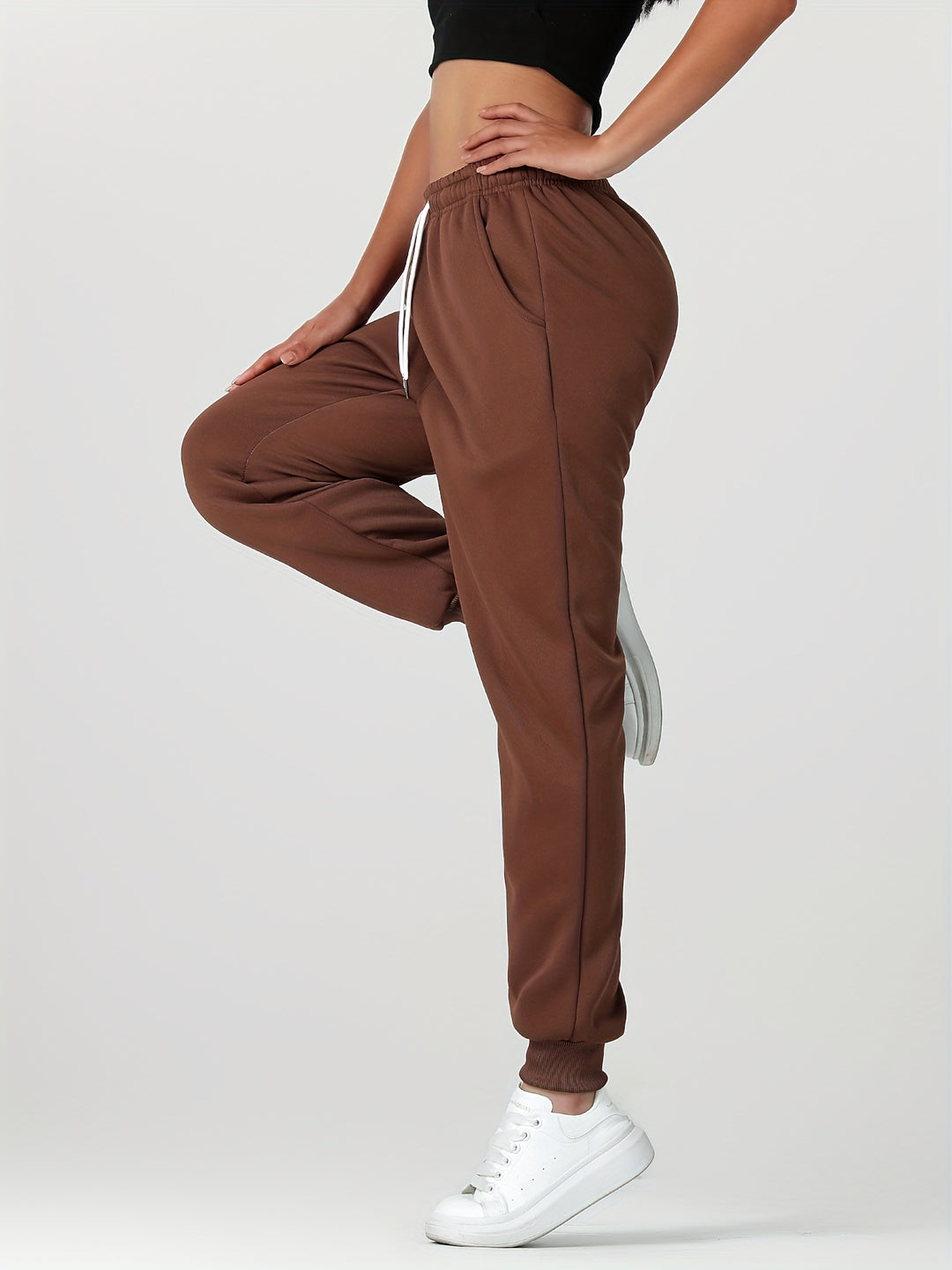 Heather | Cozy Cuffed Lounge Joggers