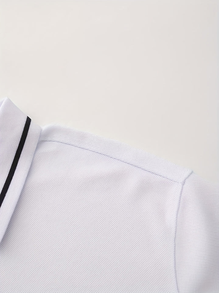 Emerson | Refined Long-Sleeve Polo Shirt