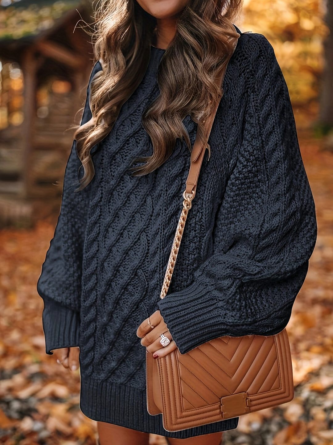 Tabitha | Cozy Cable-Knit Sweater Dress