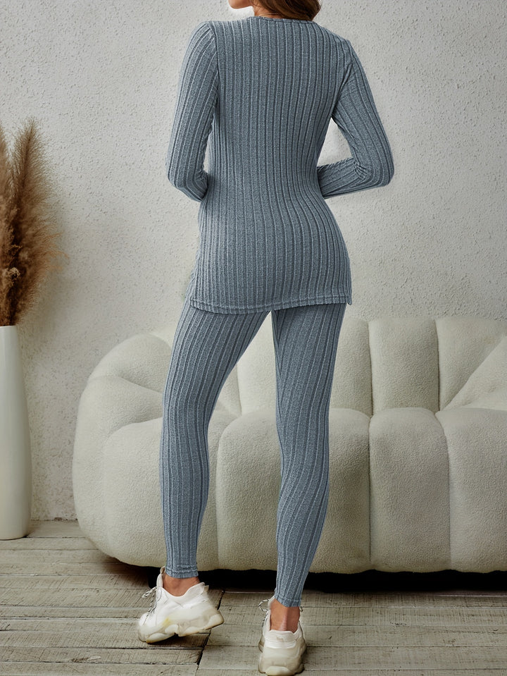 Tabitha | Ribbed Loose-Fit Two-Piece Set