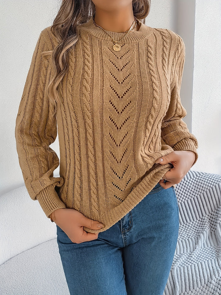 Marissa | Textured Cable-Knit Sweater