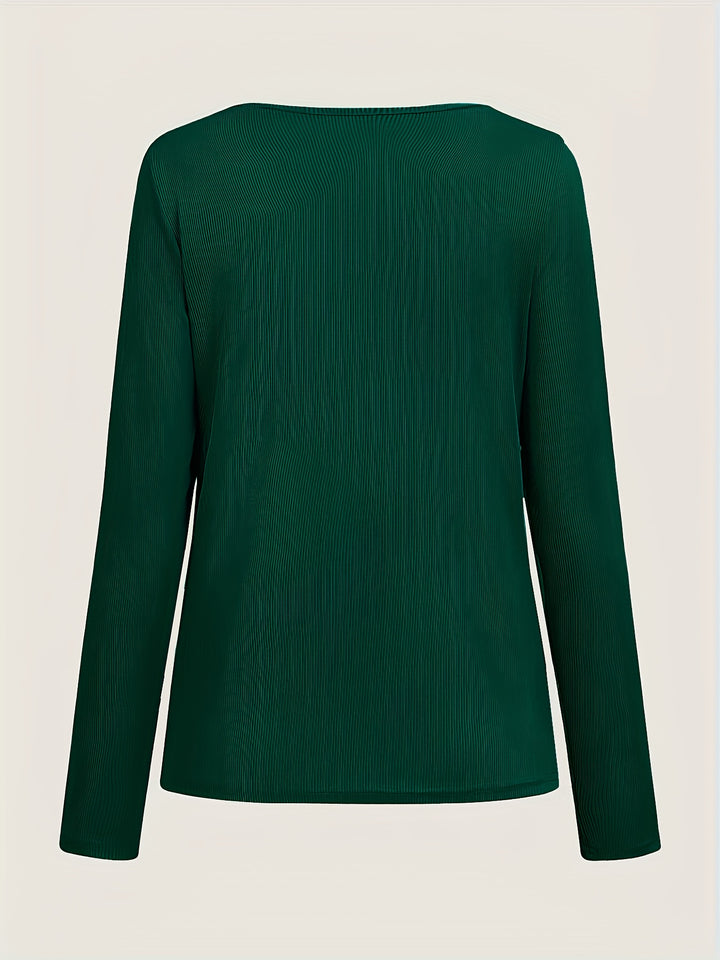 Blythe | Ribbed Zip-Front Top