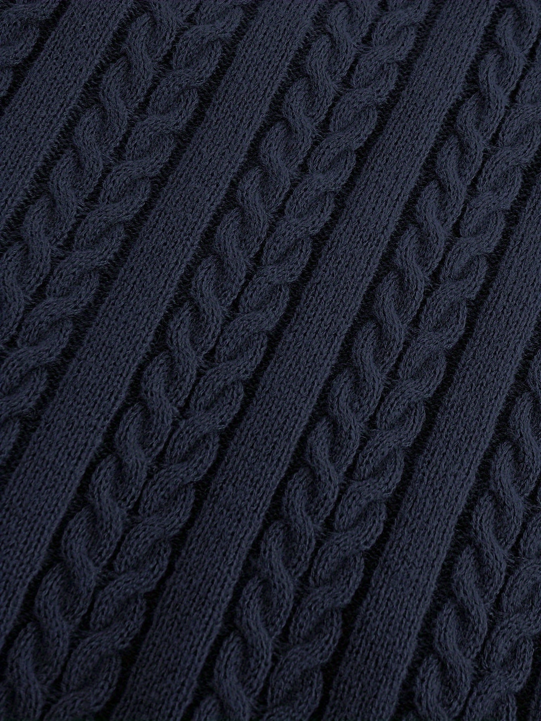 Graham | Cable-Knit V-Neck Vest