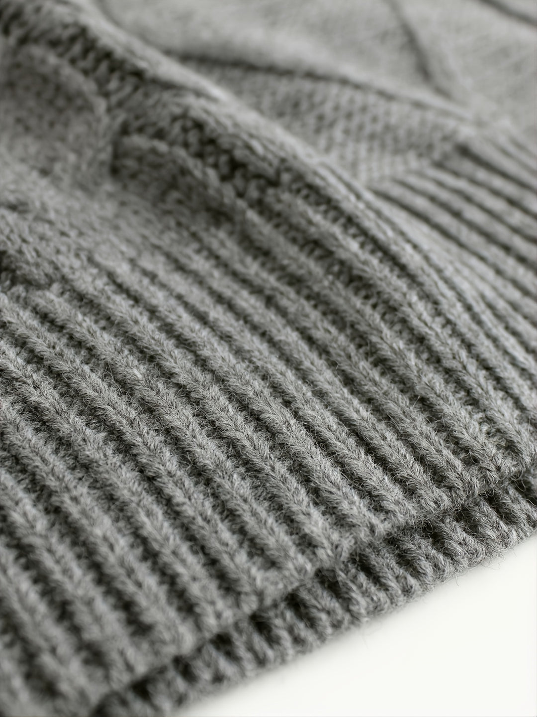 Genevieve | Cable-Knit V-Neck Sweater Vest