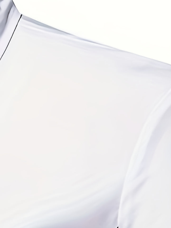 Harlan | Contrast-Trim Button-Up Shirt