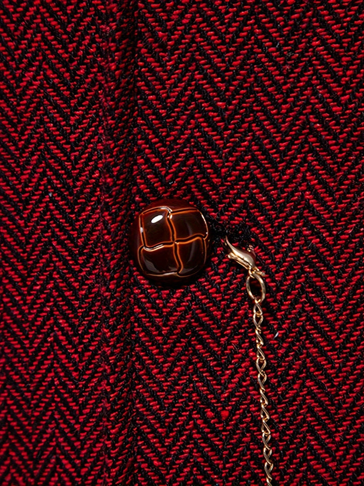 Winslow | Herringbone Single-Breasted Vest