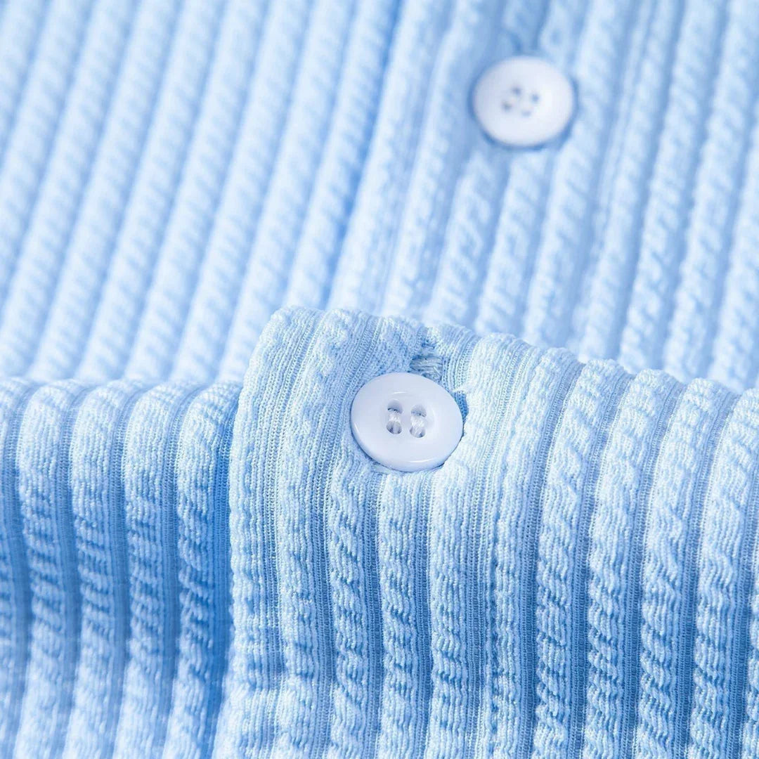 Simon | Elegant Stand Collar Shirt
