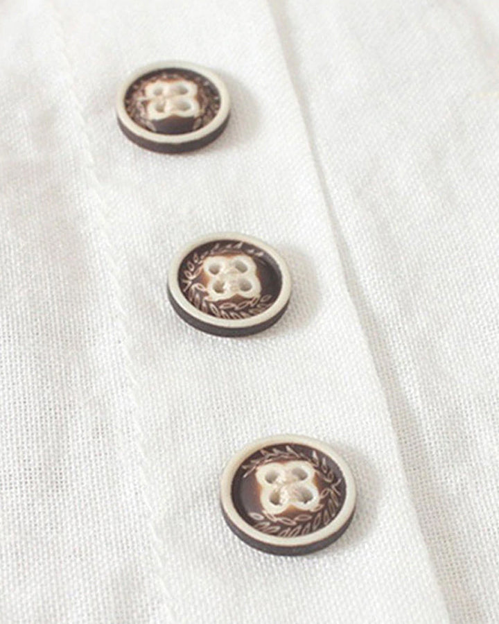Olivia | Classic Button Detail Blouse