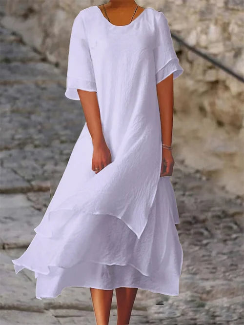 Senna | Elegant Double Layer Dress