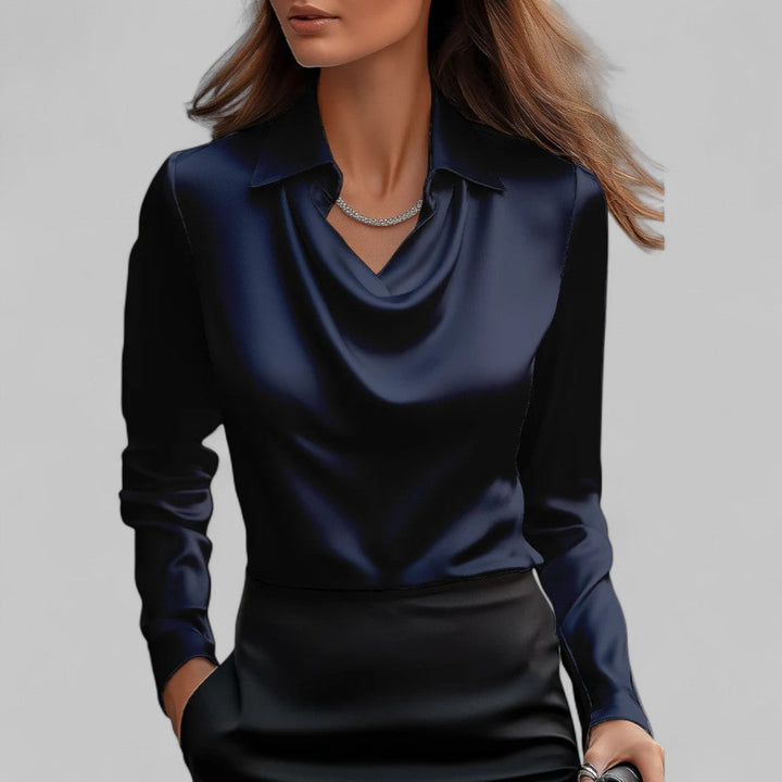 Claire | Elegant Satin Blouse